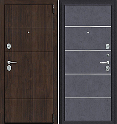 Двери входные металлические Porta R 4.П50 (IMP-6) Almon 28/Graphite Art