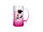 Бокал пивной стекло матовое градиент розовый 16oz для сублимации, фото 2