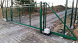 Ворота откатные под 3D сетку (Еврозабор), фото 2