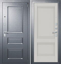 Двери входные металлические Porta R 403.K42 Букле Графит/Nardo Grey