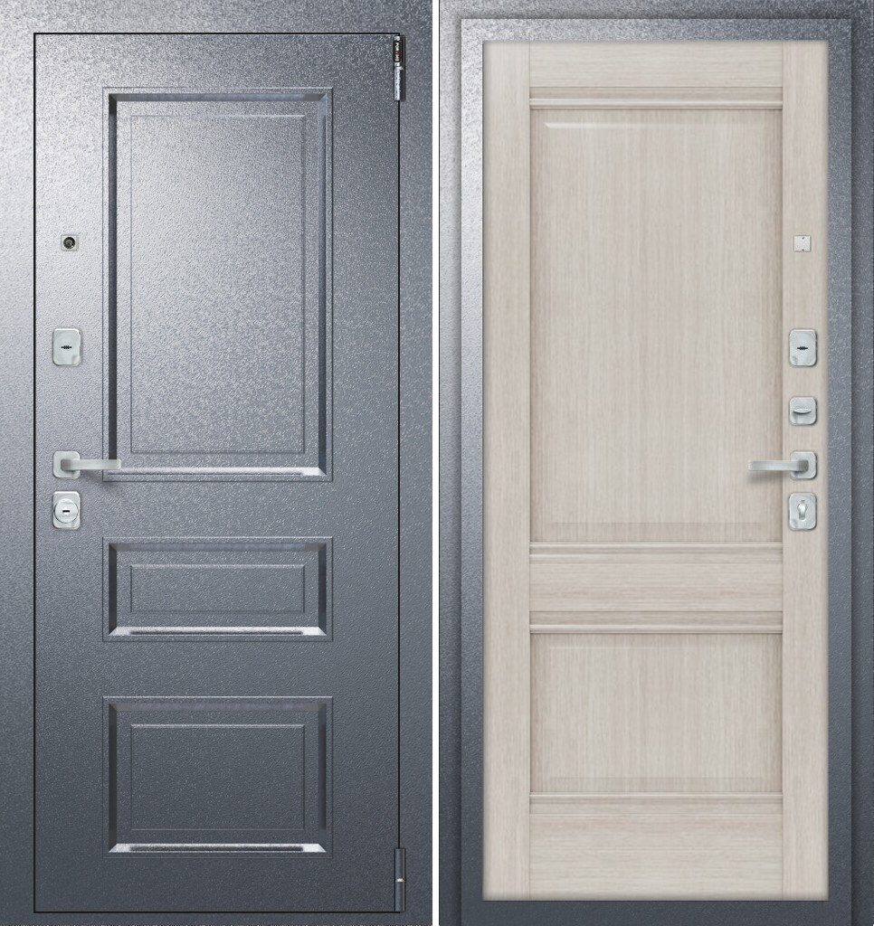 Двери входные металлические Porta R 403.K42 Букле Графит/Cappuccino Veralinga - фото 1 - id-p196661824