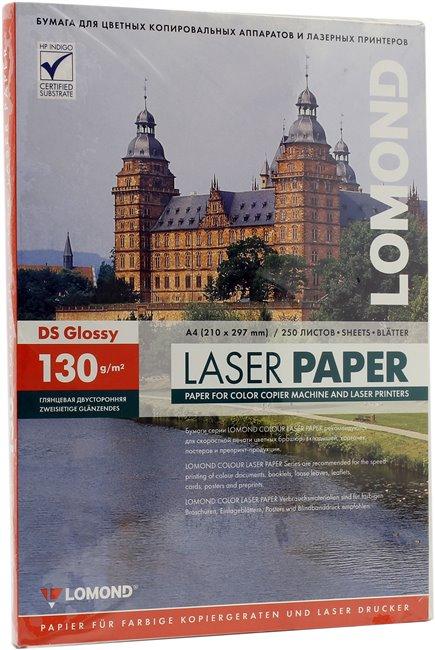 LOMOND 0310141 (A4, 250 листов, 130 г/м2) бумага глянцевая двусторонняя