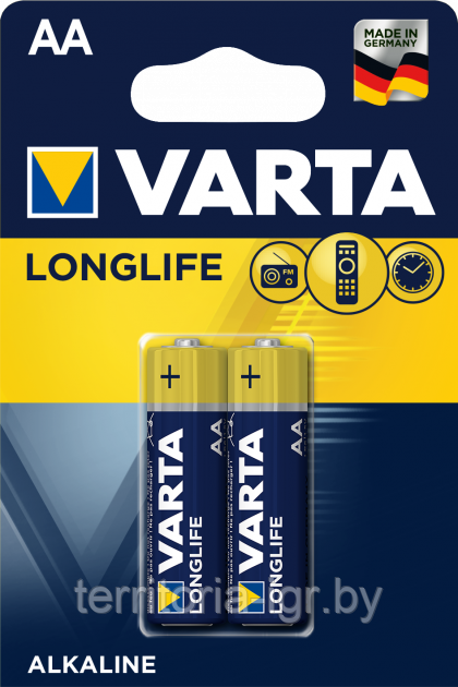 Батарейки Longlife LR6 AA Varta