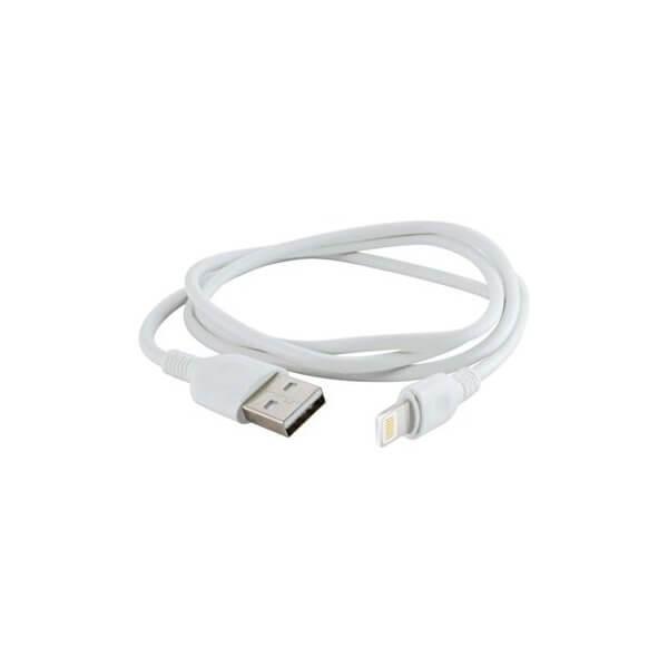 Дата-кабель, ДК 6, USB - Lightning, 1 м, белый, TDM - фото 1 - id-p196432278