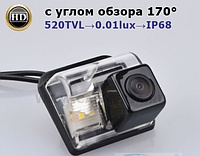 Штатная цветная камера заднего вида на Mazda CX5, CX7, CX9, Mazda 3, 6 (до 2007 г.), Mazda 6 (2007-12) sw