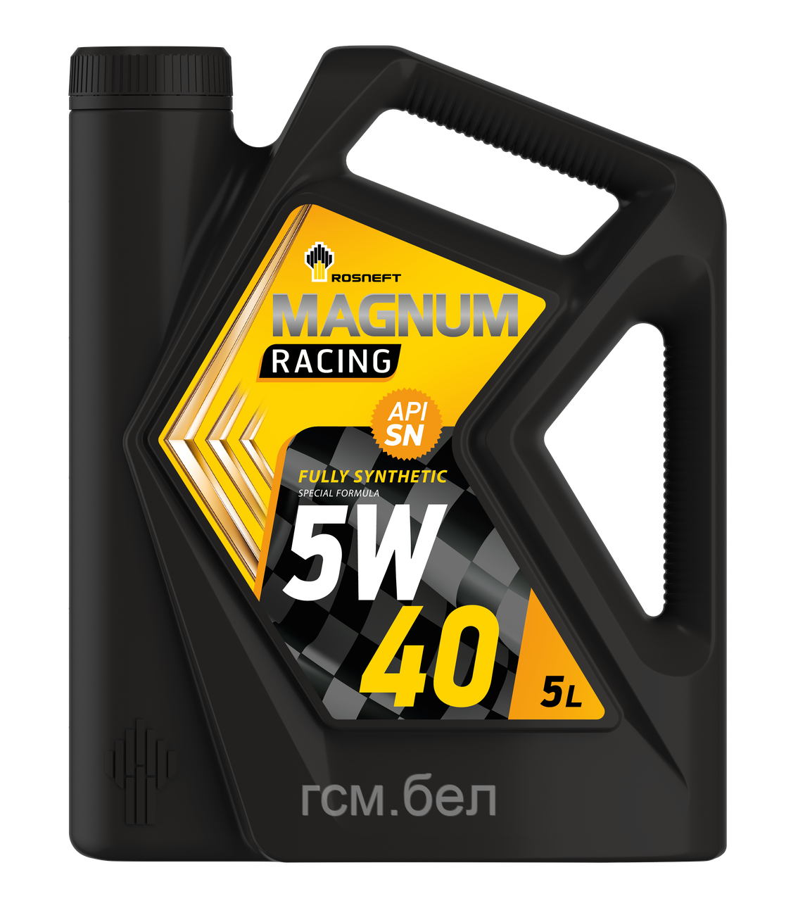 Моторное масло Rosneft Magnum Racing 5W-40 SN (Роснефть Магнум Рэйсинг 5W-40), канистра 5л.