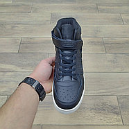 Кроссовки Adidas Forum 84 High Black White, фото 3