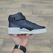 Кроссовки Adidas Forum 84 High Black White, фото 2