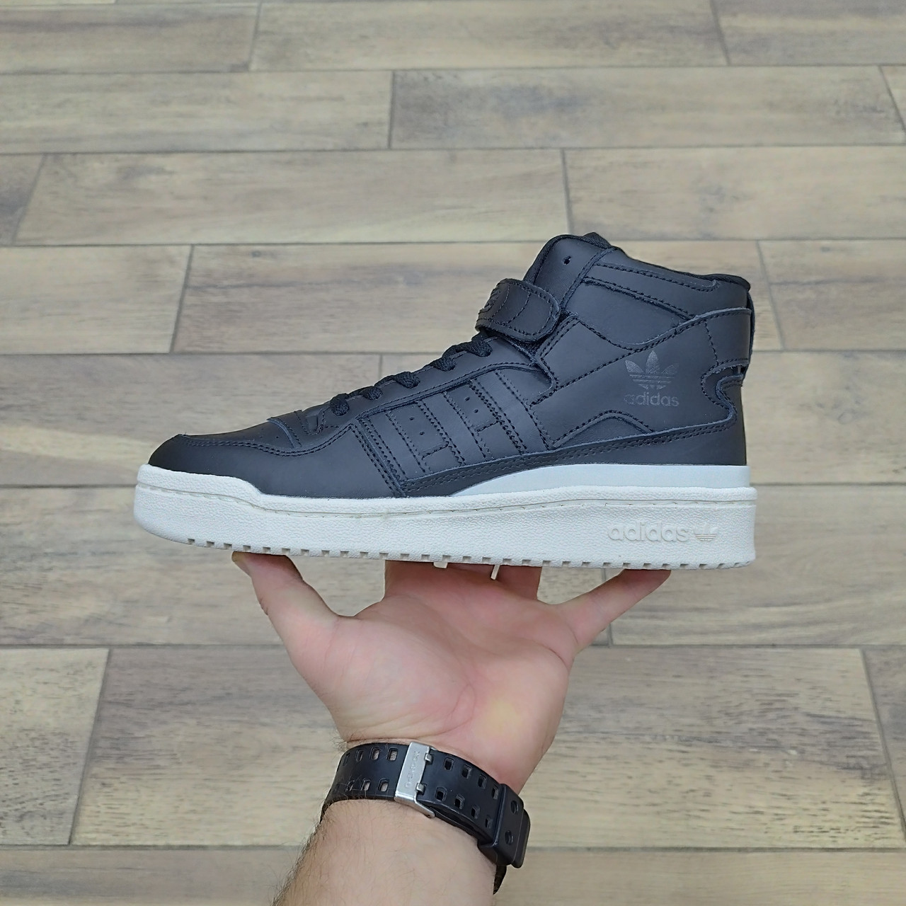 Кроссовки Adidas Forum 84 High Black White