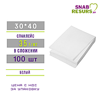 Салфетка 30*40,35г/м2, 100шт, в сложении