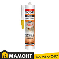 Клей монтажный Soudal Montage Fix ЛЕПНИНА КАРНИЗЫ белый, 280 мл