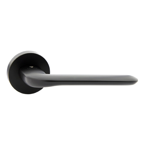 Ручка дверная Lockit Новара AL Е49 черный - фото 1 - id-p196709707