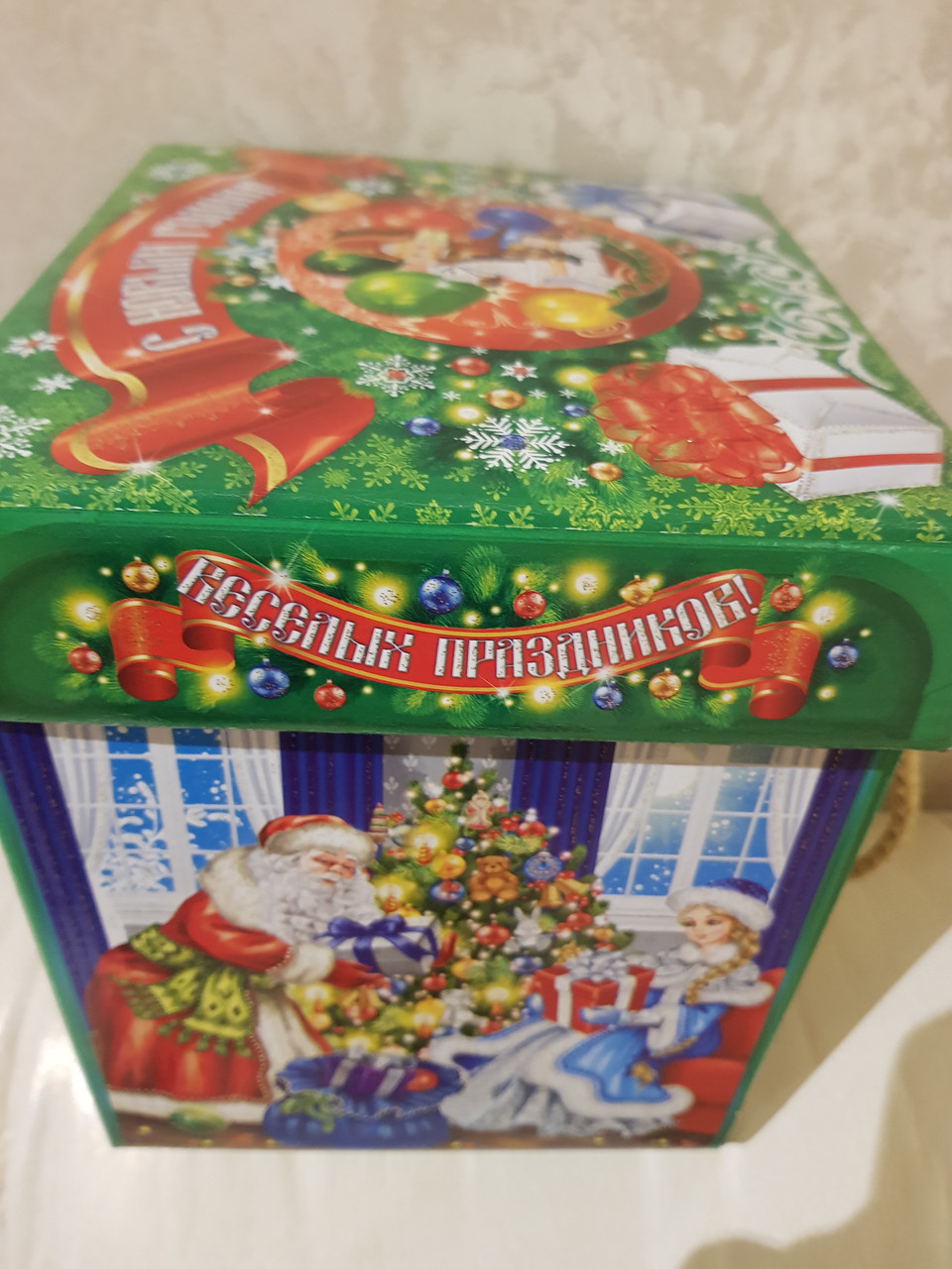 Новогодняя упаковка на 1,5 кг., для конфет и подарков " Щелкунчик " МГК - фото 2 - id-p196723074