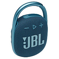 Портативная колонка JBL Clip 4 с защитой от воды синяя