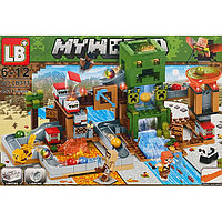 Конструктор LB313 My World Шахта Крипера (аналог Lego Minecraft) 451 деталь
