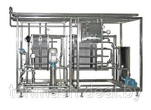 Пластинчатая автоматизированная пастеризационно-охладительная установка типа ОП2-У-15 - фото 1 - id-p25391568