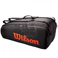 Чехол-сумка Wilson Tour на 12 ракеток (черный/красный) (арт. WR8011201001)