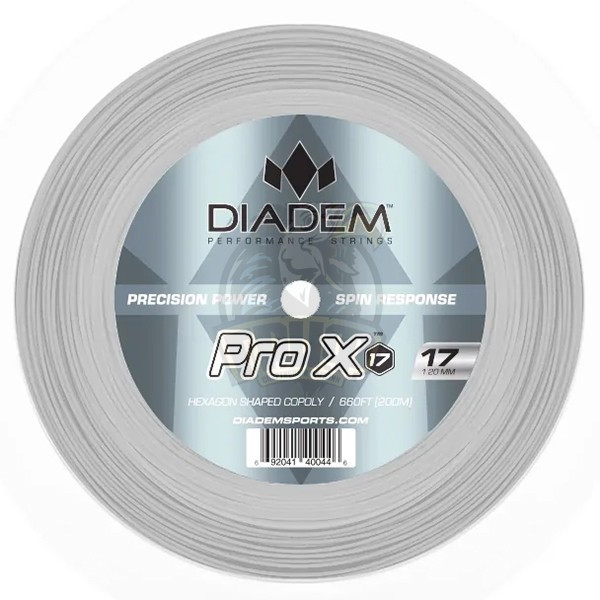 Струна теннисная Diadem Pro X Reel 1.30/200 м (серый) (арт. S-REEL-PROX-16)