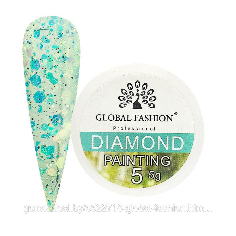 Diamond Painting Glitter Gel Global Fashion 05 - фото 2 - id-p151089746