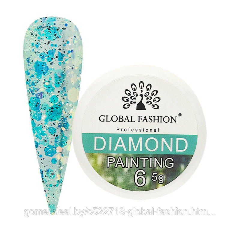 Diamond Painting Glitter Gel Global Fashion 06 - фото 2 - id-p151089745