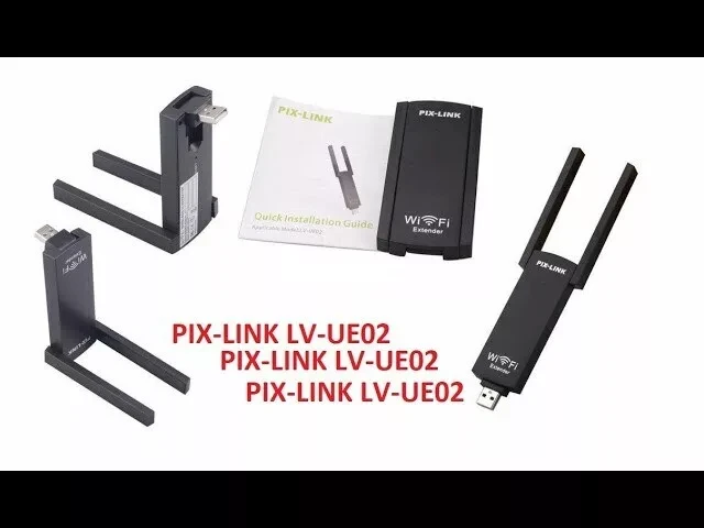 Универсальный беспроводной USB адаптер PIX-LINK 300 Мбит/с / усилитель с двойной антенной LV-UE02 - фото 3 - id-p196740318
