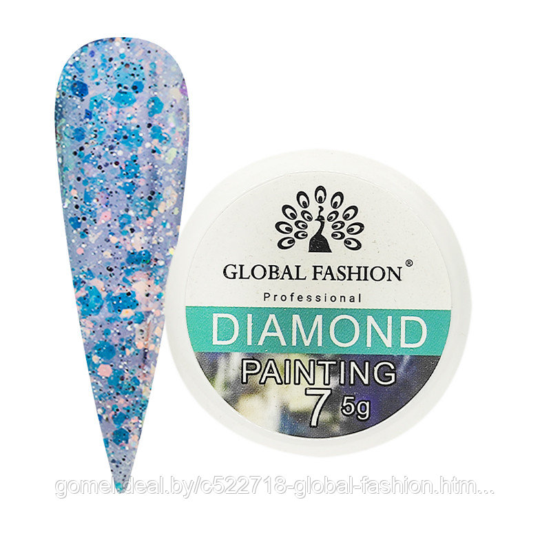 Diamond Painting Glitter Gel Global fashion 07 - фото 1 - id-p151089748