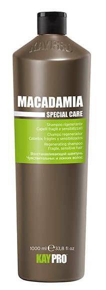 Восстанавливающий шампунь Kaypro Special Care с маслом макадамии для чувствительных и ломких волос, 1 л - фото 1 - id-p196743379