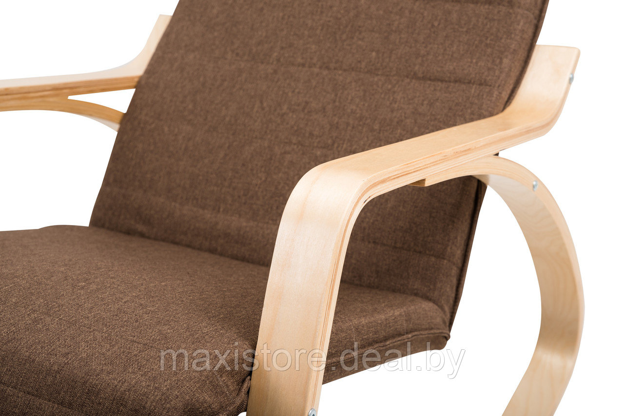 Кресло-качалка Calviano Relax 1103 коричневое - фото 4 - id-p196750824