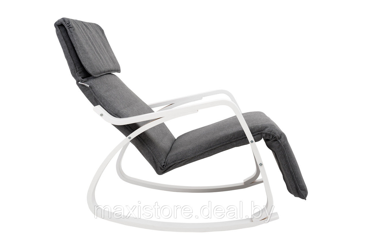 Кресло-качалка Calviano Relax 1105 серое - фото 3 - id-p196751303
