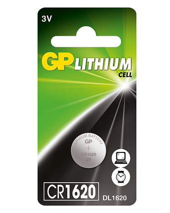 Эл.питания GP Lithium CR1620 BP, фото 2