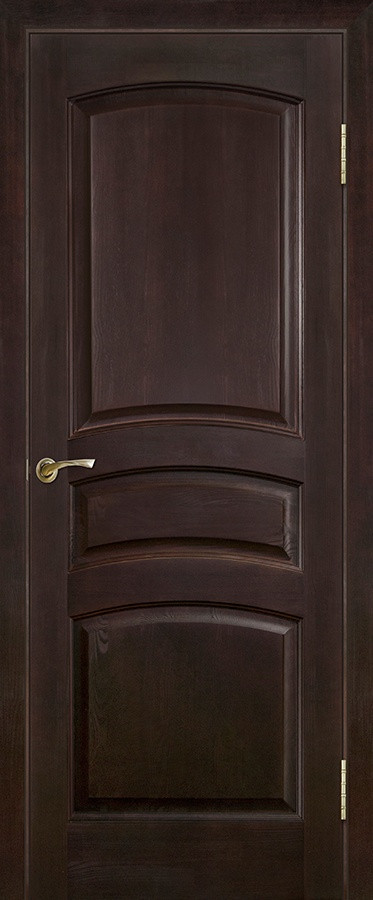 Межкомнатная дверь массив ПМЦ ДГ16 Темный лак - фото 1 - id-p196752999