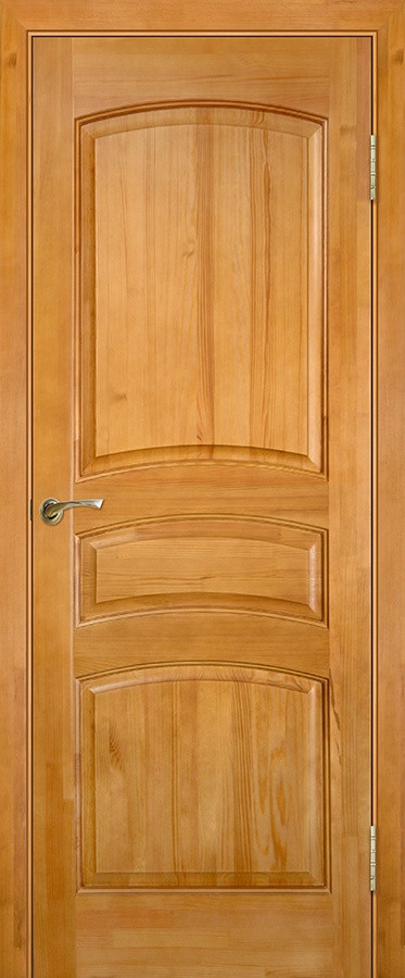 Межкомнатная дверь массив ПМЦ ДГ16 Светлый лак - фото 1 - id-p196753000