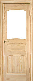 Межкомнатная дверь массив сосны ПМЦ ДО16 Неокрашенный
