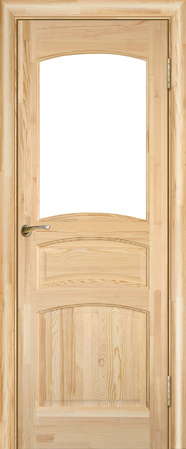 Межкомнатная дверь массив сосны ПМЦ ДО16 Неокрашенный - фото 1 - id-p196753004