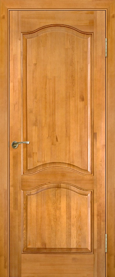 Межкомнатная дверь массив сосны ПМЦ ДГ7  Светлый лак