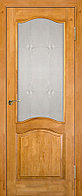 Межкомнатная дверь массив сосны ПМЦ ДО7 Светлый лак (без рамки)