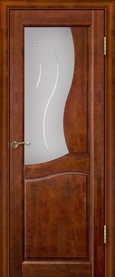 Межкомнатная дверь (Вилейка ольха) Верона ДО Бренди - фото 1 - id-p196753028
