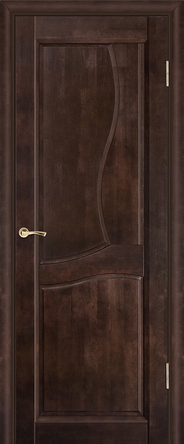 Межкомнатная дверь (Вилейка ольха) Верона ДГ Венге