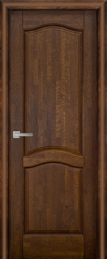 Межкомнатная дверь (Вилейка ольха) Лео Античный орех