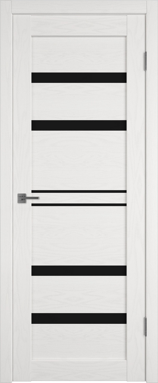 Межкомнатная дверь Atum Pro Х26 BLACK gloss, Polar Soft