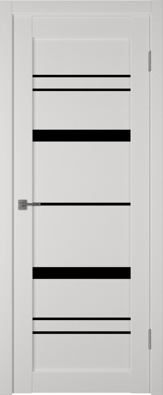Межкомнатная дверь Atum Pro Х25 BLACK gloss, Milky White