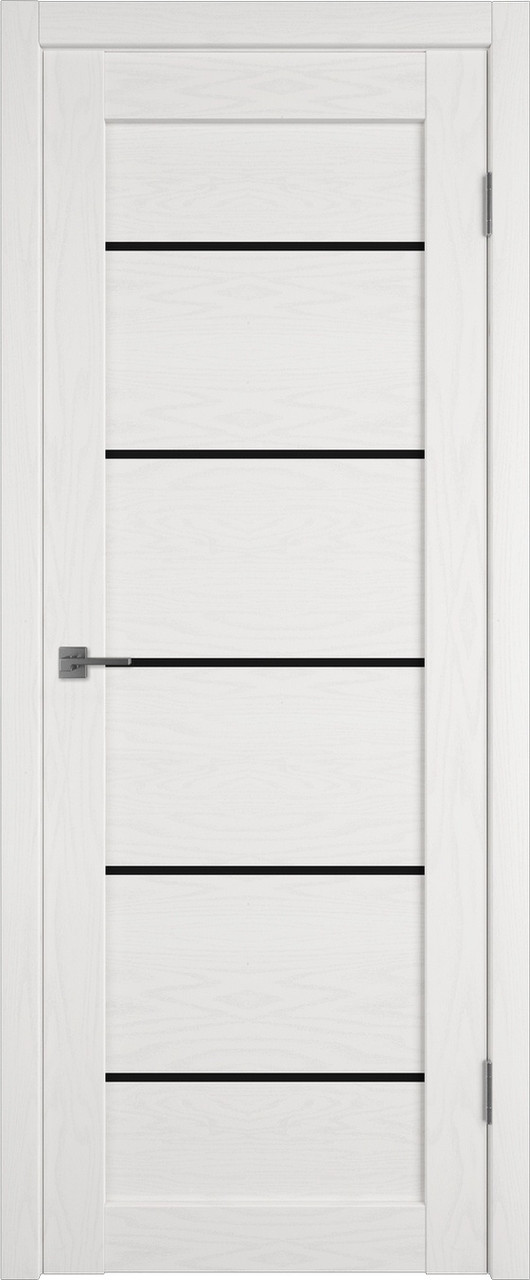Межкомнатная дверь Atum Pro Х27 BLACK gloss. Polar Soft