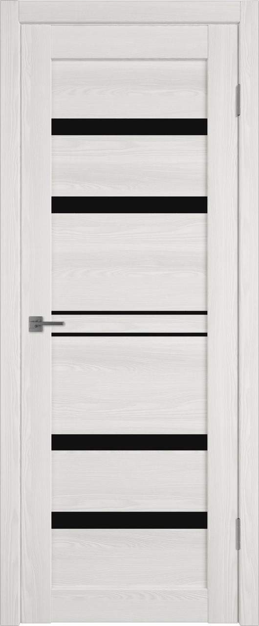 Межкомнатная дверь Atum Pro Х26 BLACK gloss, Bianco Р