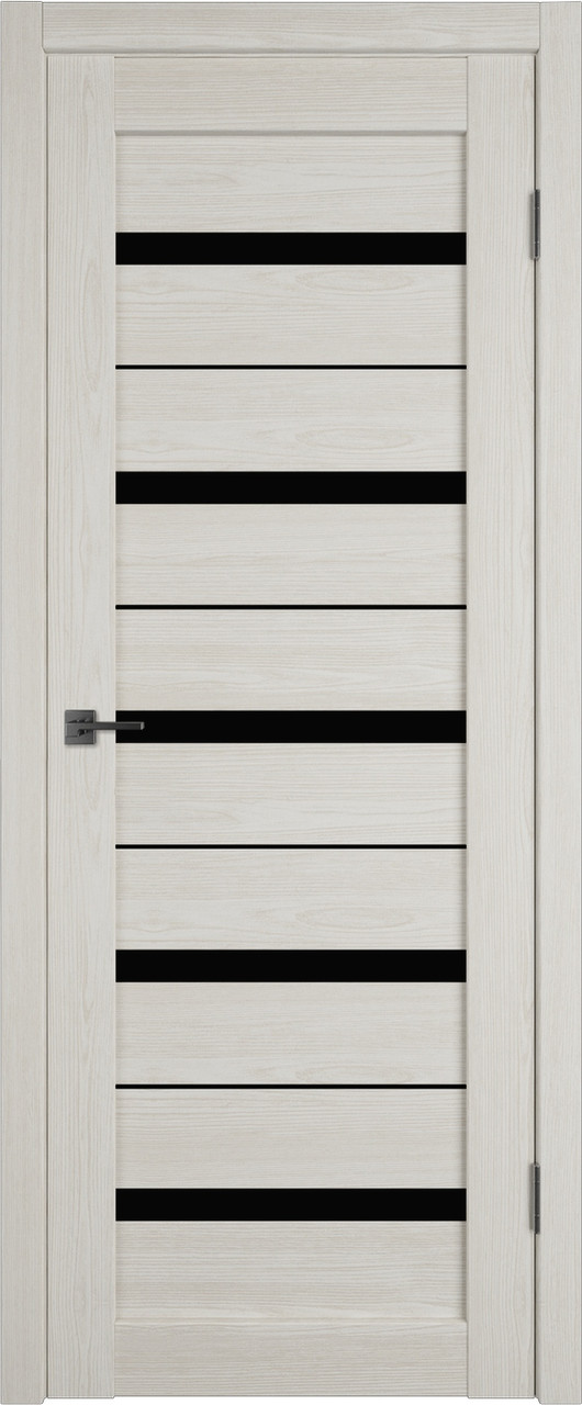Межкомнатная дверь Atum Pro AL7 BLACK gloss. Artic Oak молдинг черный - фото 1 - id-p196753337
