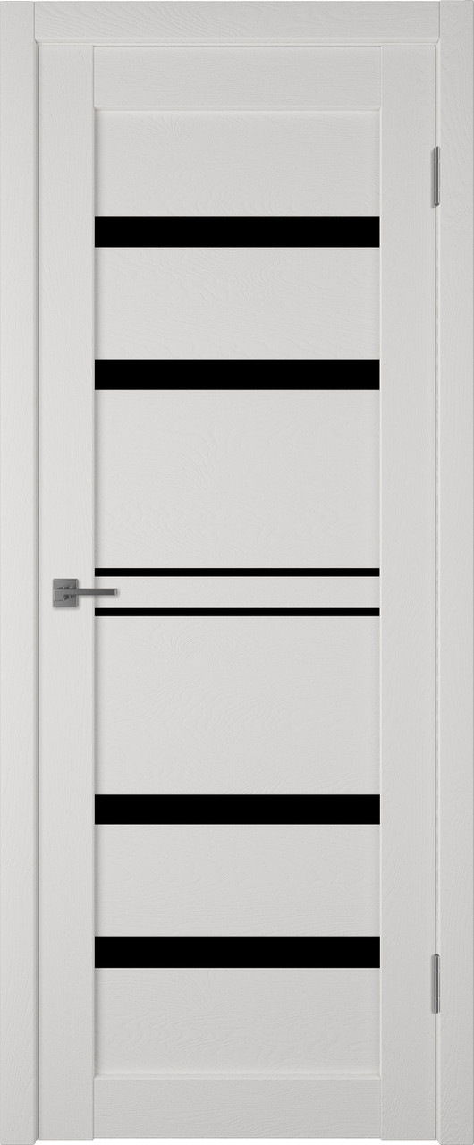 Межкомнатная дверь Atum Pro Х26 BLACK gloss, Milky White
