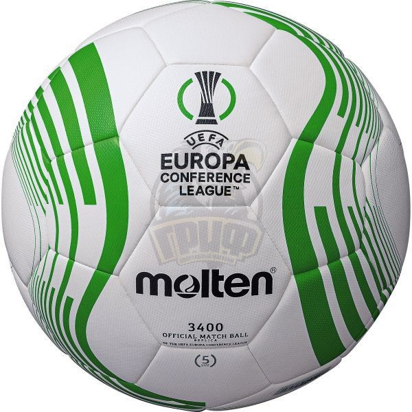 Мяч футбольный тренировочный Molten F5C3400 Europa Conference League Replica №5 (арт. F5C3400) - фото 1 - id-p196757423