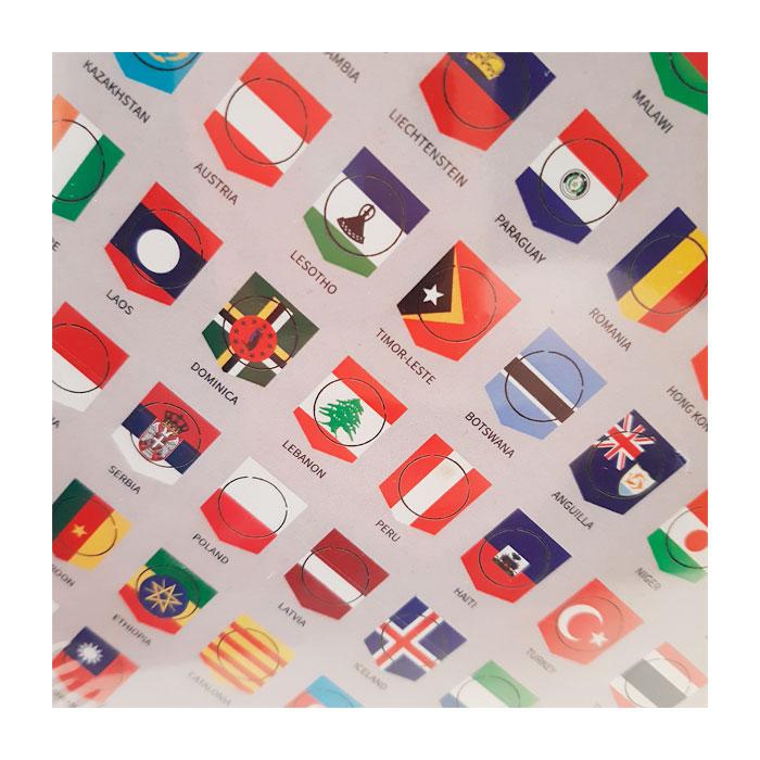 Комплект пинов Флаги для карт мира из дерева - фото 2 - id-p196757824