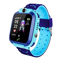 Умные детские часы Smart Baby Watch Q12, голубой