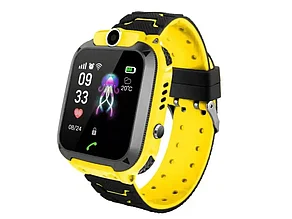 Умные детские часы Smart Baby Watch Q12, желтый