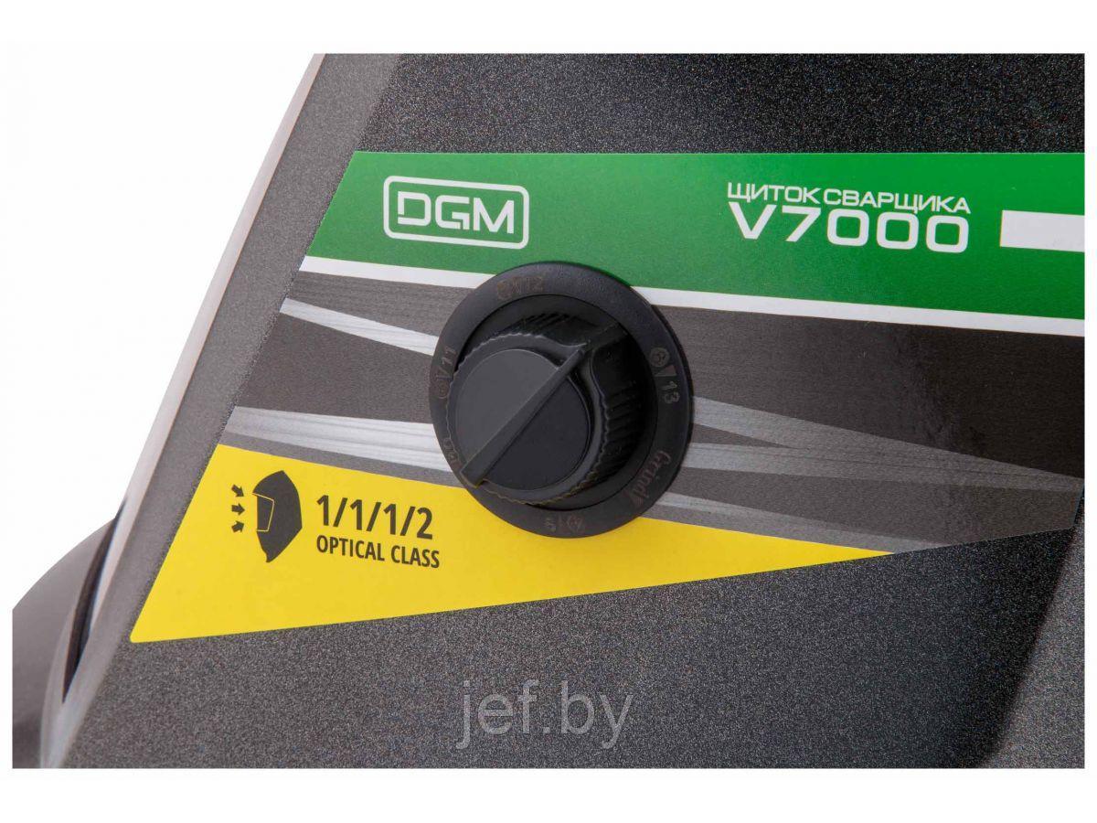 Щиток сварщика с самозатемняющимся светофильтром V7000 (черный) DGM V7000BL1 - фото 4 - id-p196761046